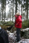 Domare Birgitta förklarar banan