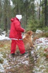 Lisbeth med Falkor