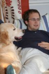 Johannes och Tulla i soffan