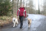 Avslappnad promenad