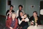 Mamma, Elsa, mormor, gammelfarmor, morfar, Christoffer, Mats