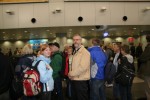 Familjen Carlsson på flygplatsen