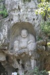 Buddhastaty vid Lingyintemplet